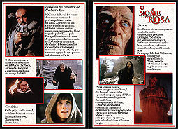 Abbildung des Booklets der brasilianischen " O NOME DA ROSA " - DVD (1999)